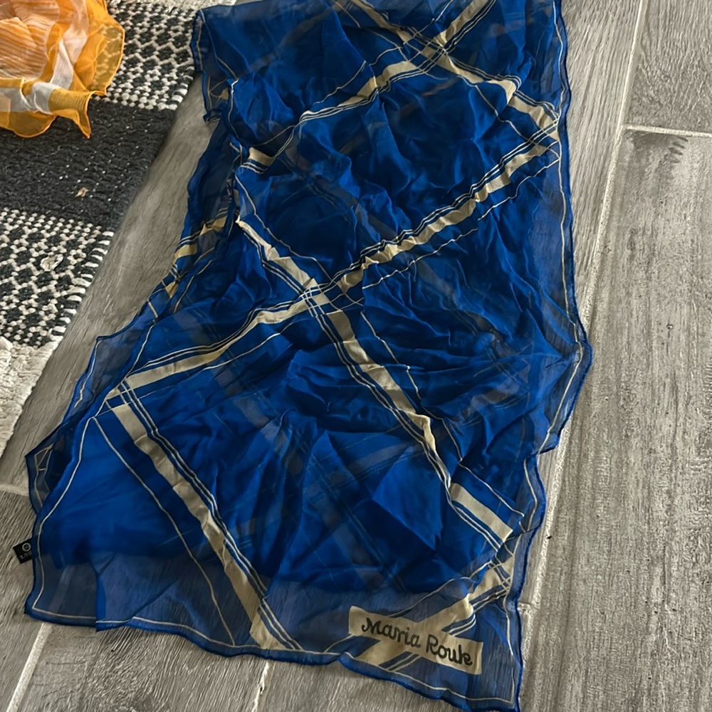 Maria rouk vintage scarf from Tokyo delicate silk scarf